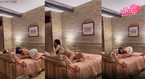 คลิปหลุดonlyfan amam7078 น้องแอมขึ้นเตียงจัดสดกับผัว โม๊กดุ้นลึกสุดโคนก่อนร่อนจิ๋มขย่มไม่ยั้ง เด้งแรงครางลั่นห้อง ซอยรัวจนน้ำพุ่งแตกใส่นม