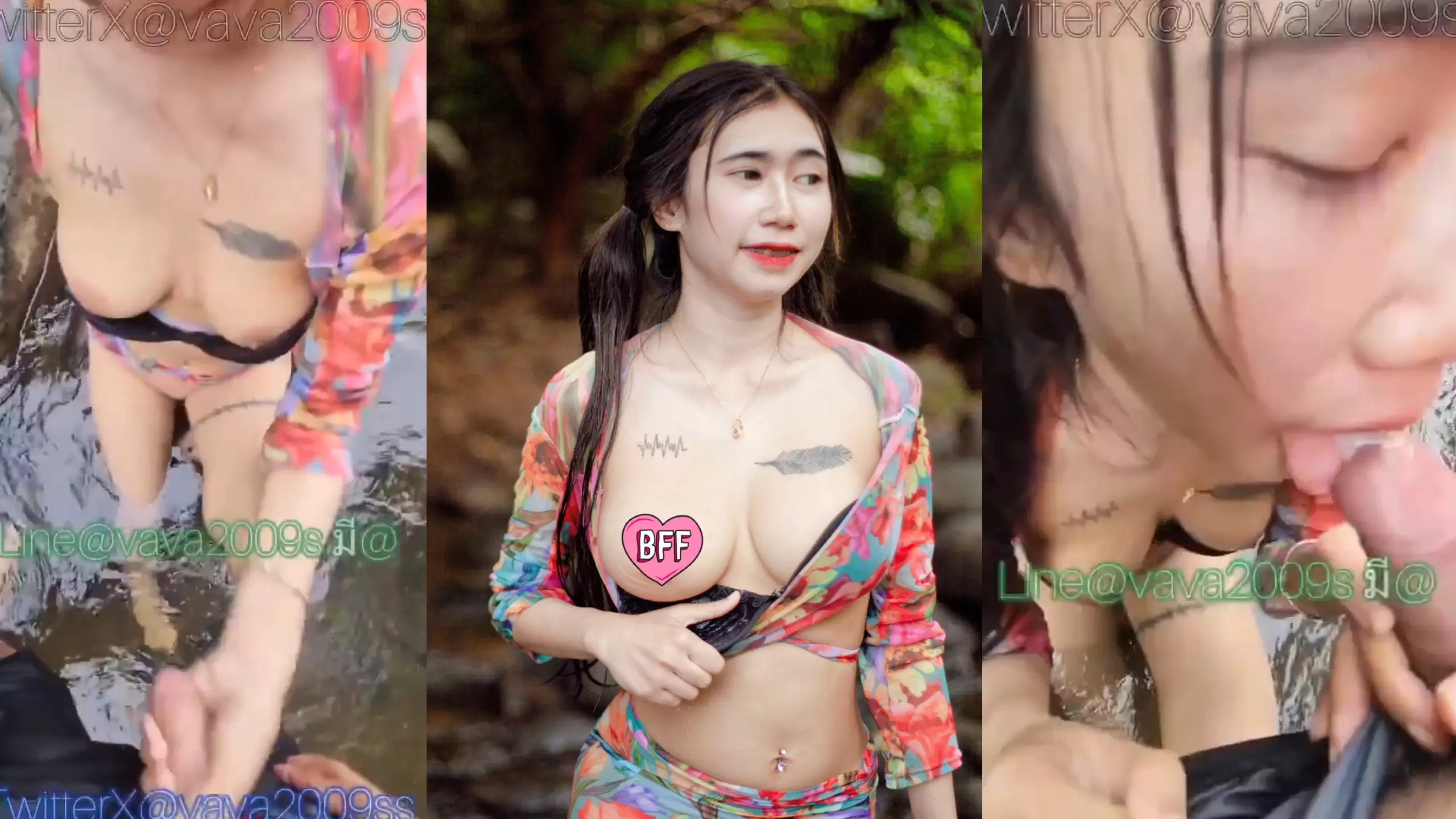 คลิปหลุด onlyfan vava2009ss น้องวาวาสาวน้อยร่านควย ยอดนิยมอันดับ1 ทริปเที่ยวน้ำตกเฮียน้ำเเตก บอกเลยงานนี้ใครเล่นน้ำเเถวนั้นน้ำว่าวเข้าตาเเน่